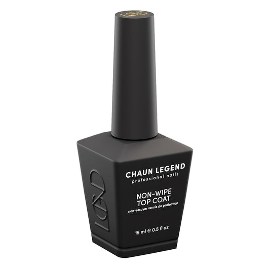 CHAUN LEGEND NON WIPE Top Coat | Intense Shine, Long-Lasting Non-Wipe Formula | 15ml