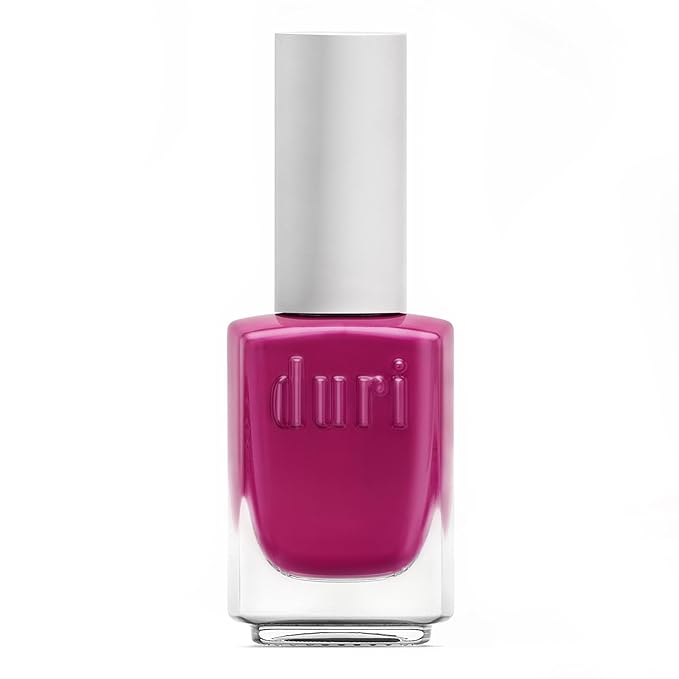 duri Nail Polish, 735 Leo, Pink Shimmer, Glossy Finish, Semi-Sheer Coverage, Quick Drying, Lasting, 0.45 Fl Oz