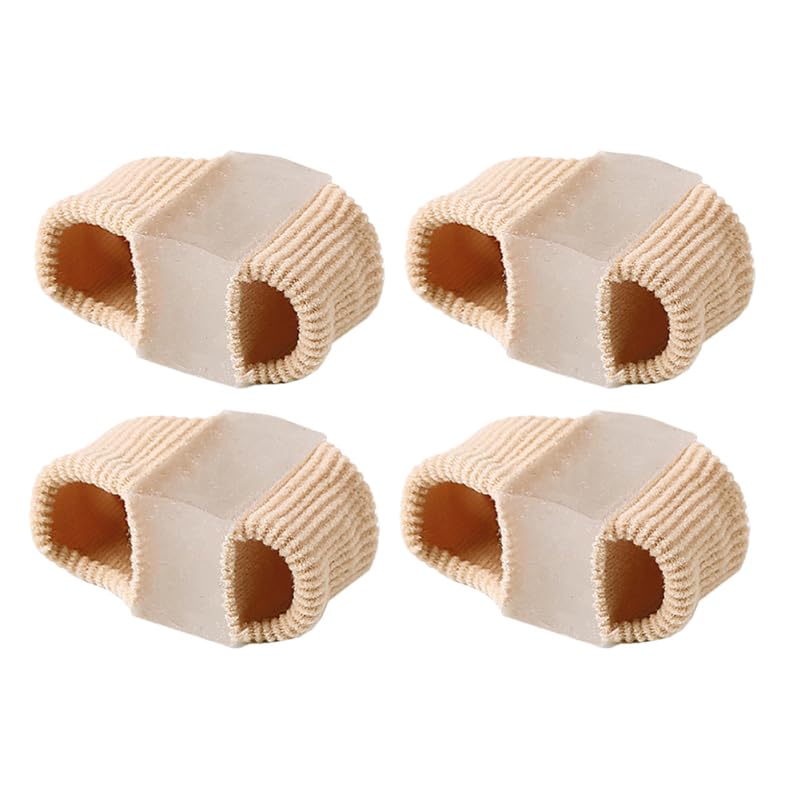 Baluue 4Pcs Ergonomic Woven Separator Comfortable Foot Care Tool for Space Cover for Hallux and Little Durable Design for Long Term Use