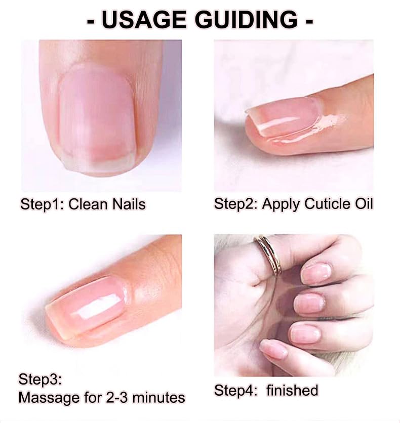 Flowery Scented Cuticle Oil, Infused with Real Flowers, Cuticle Revitalize Oil, Nail Oils For Growth And Strength, Cuticle Remover - Nail Strengthener - Cuticle Softener (0.92 fl.oz, ORANGE)