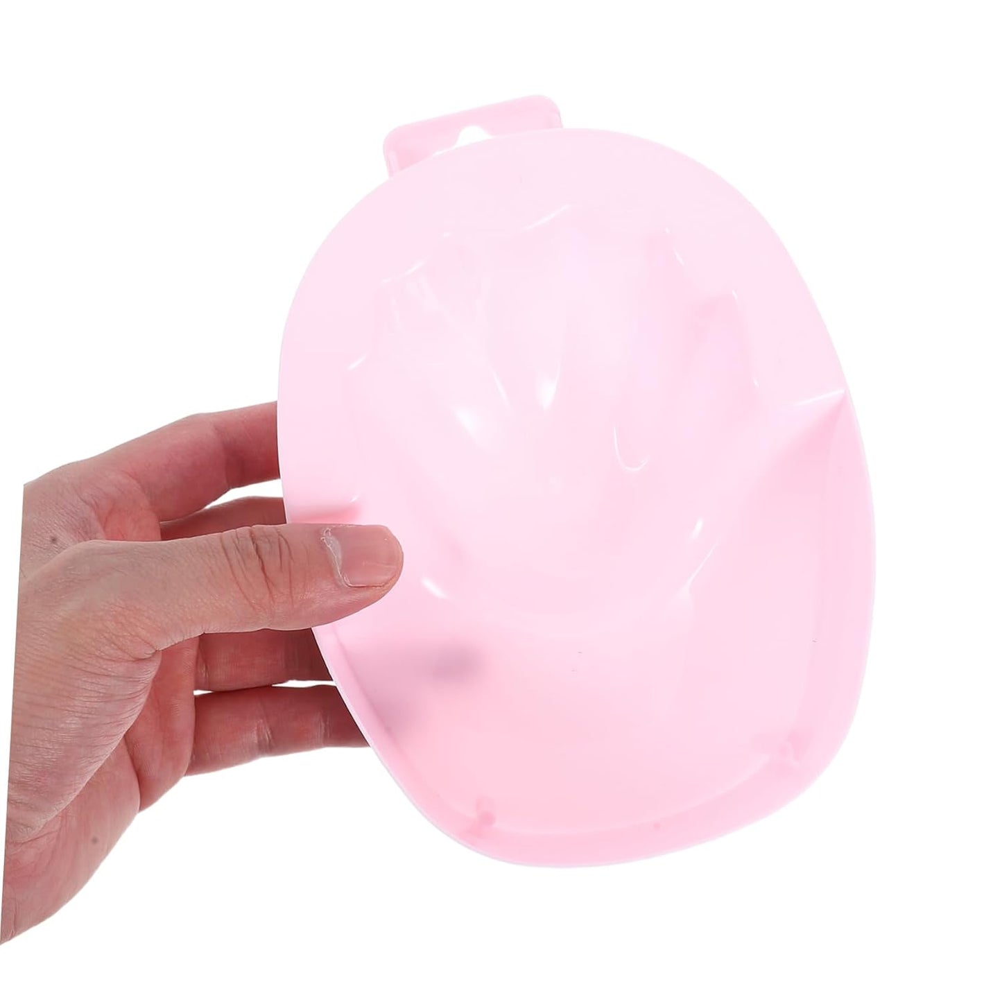 1pc Pink Single-layer Nail Soaking Bowl for Manicure Care Rectangular Nail Art Tool for Cuticle Treatment and False Removal Design for Home Salon Use