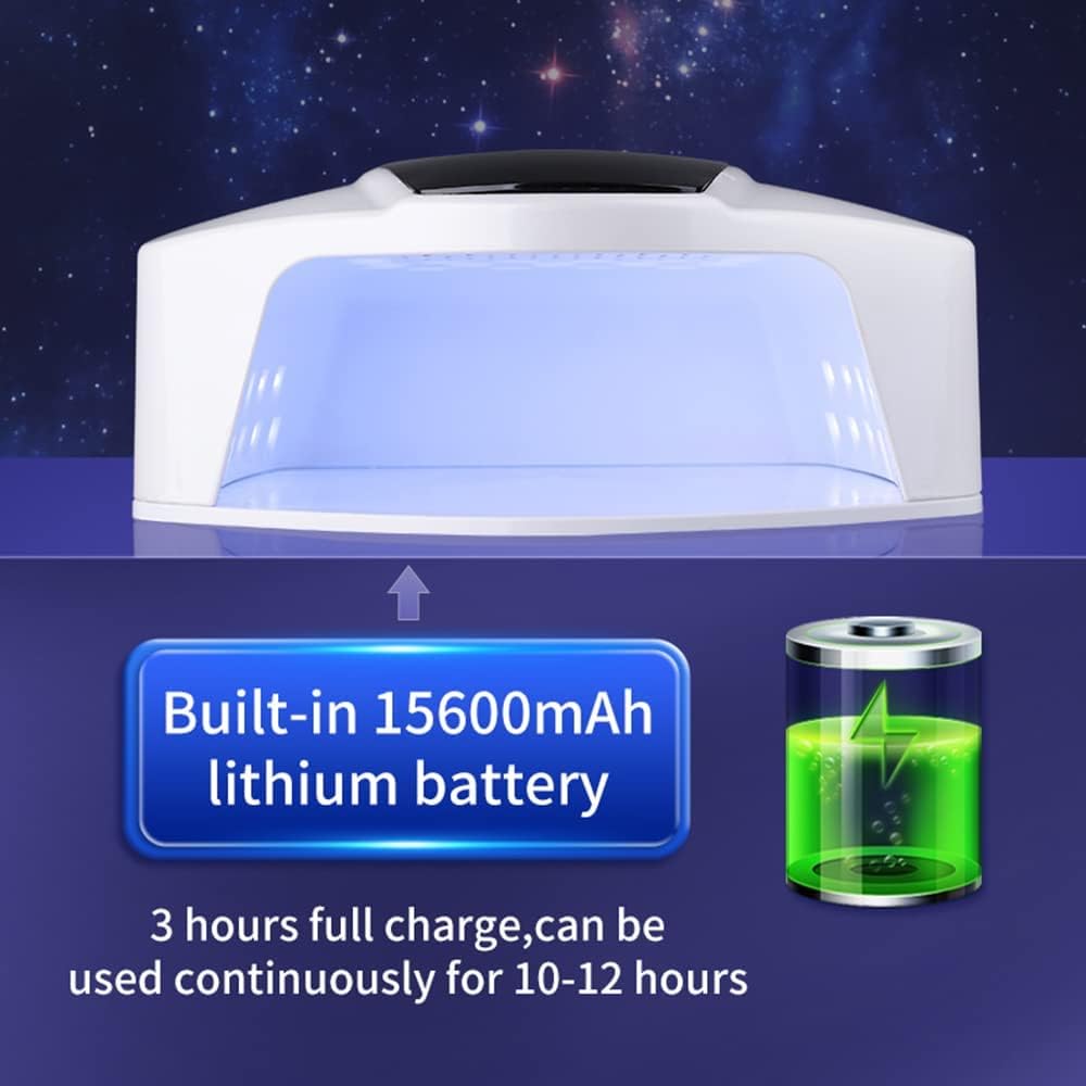 UV LED Nail Lamp Cordless Rechargeable UV Light for Gel Nails Polish,96W Portable Nail Dryer Light,Fast Curing Gel x Polish Lamp with 48 Beads,Auto Sensor,4 Timers,Touch Screen,Nail Art Drying Tools