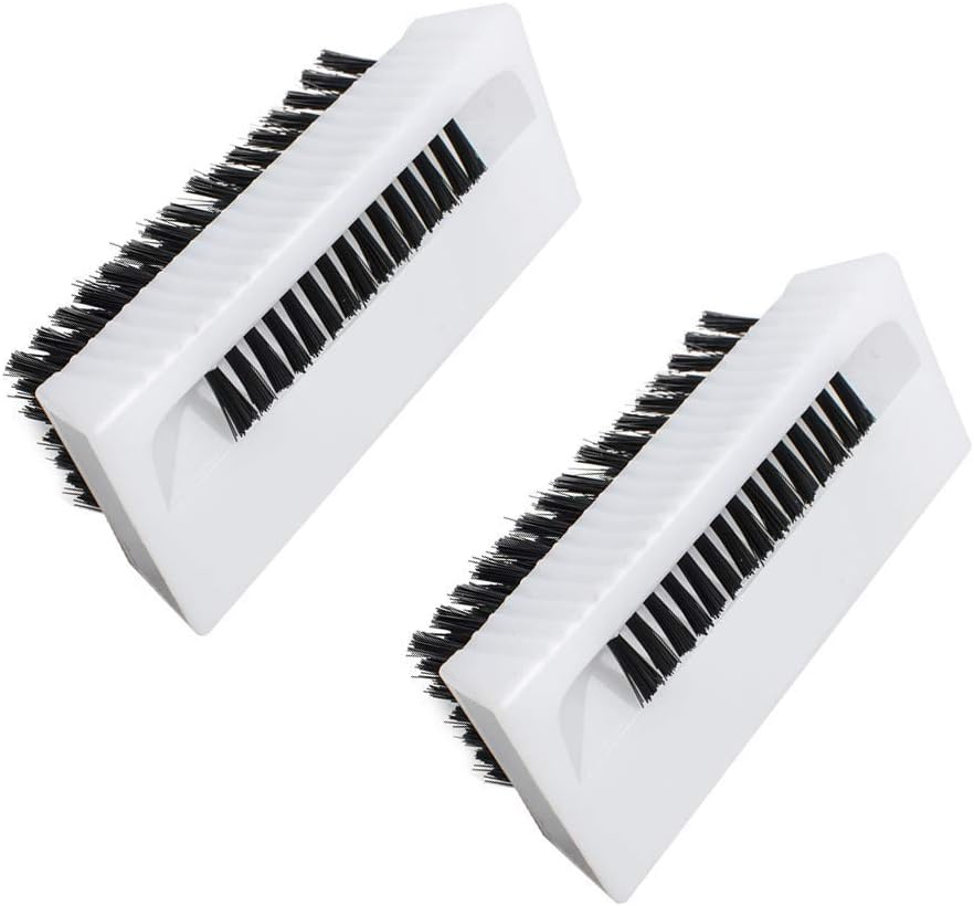 2PCS Surgical Scrub Brushes for Hands Non-Disposable Sterile Hand Scrubber Double-Sided Nail Brushes with Nail Cleaner Hand and Nail Cleaning Brush Stiff Bristle Fingernail Brushes Nail Scrub Brushes