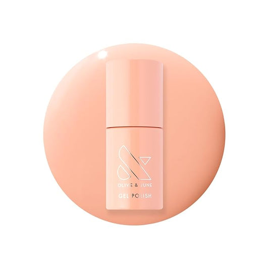 Olive & June Gel Polish | UV LED Nail Lamp Needed | Long Lasting Formula | Up to 21 Days of Wear | Damage-Free Removal | Salon-Quality Manicure, Pedicure at Home | CS | Coral