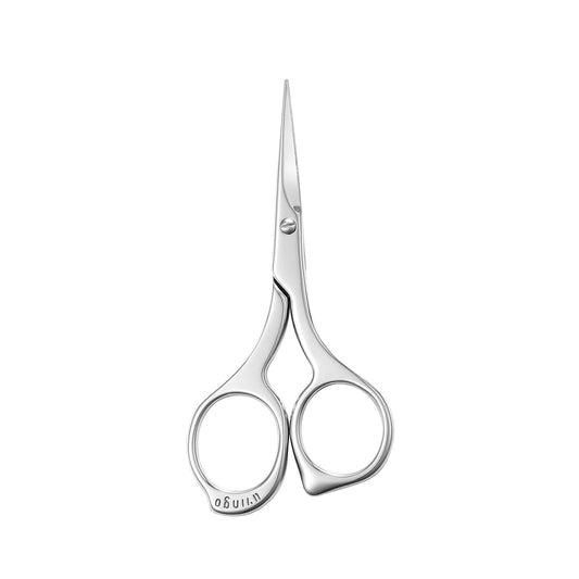 LIVINGO Nail Scissors - Precision Grooming Sharp Blade Pointed Tip Manicure Cuticle Trimming Fingernails, Toenails, Stainless Steel
