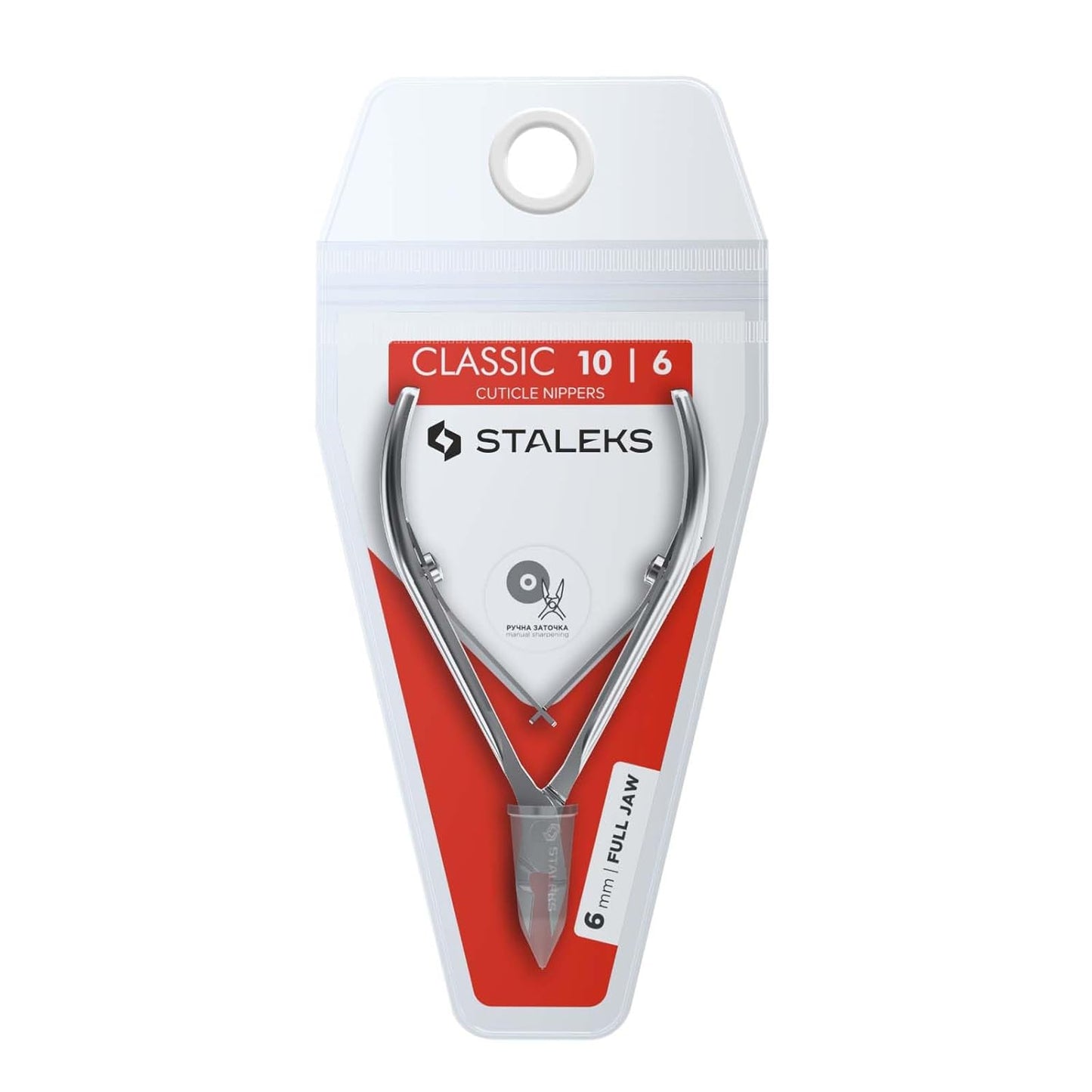 Staleks CLASSIC 10 Cuticle Nippers – 11 mm Blades – Stainless Steel – Comfortable Grip – For Home Manicure and Pedicure