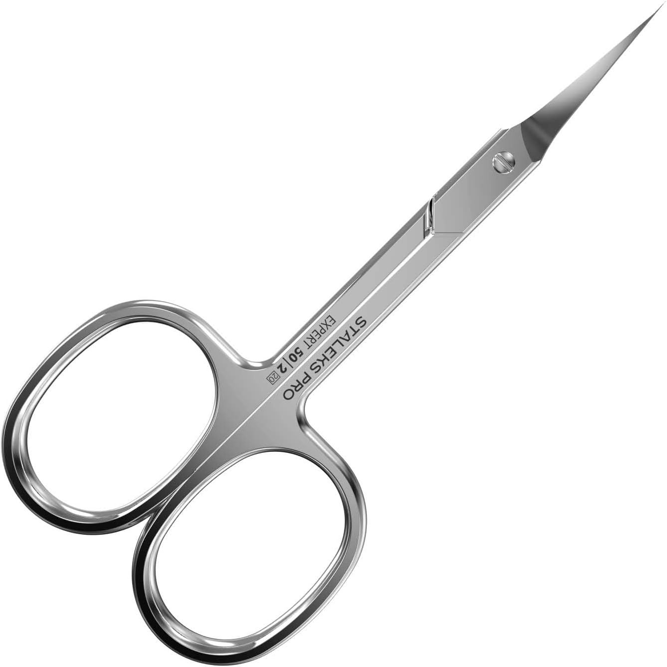Staleks Pro Expert 50 Cuticle Scissors - Stainless Steel, Extra Fine Curved Blade for Precise Cuticle Trimming: Professional Manicure Scissors for cuticle SE-50/2