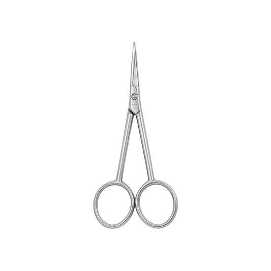 LIVINGO Premium Cuticle Scissors, 4 Inch Small Nail Scissors with Sharp Straight Blade Stainless Steel Manicure Scissors for Men & Women Trimming Nails, Beard, Eyelashes and Eyebrow