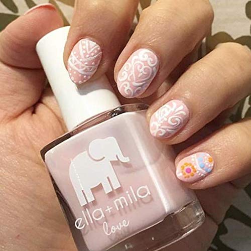 ella+mila Professional, Quick Dry, Long-Lasting & Chip-Resistant Pink Nail Polishes (Lust in Love - 0.45 fl oz)