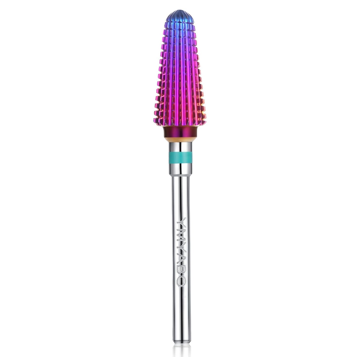Nail Drill Bit,Professional 3/32" Purple Tornado Carbide Tungsten Multifunction Bits， Fast Remove for Hard Gel and Acrylic, Manicure Pedicure Cuticle Nail Polishing Tool-Coarse