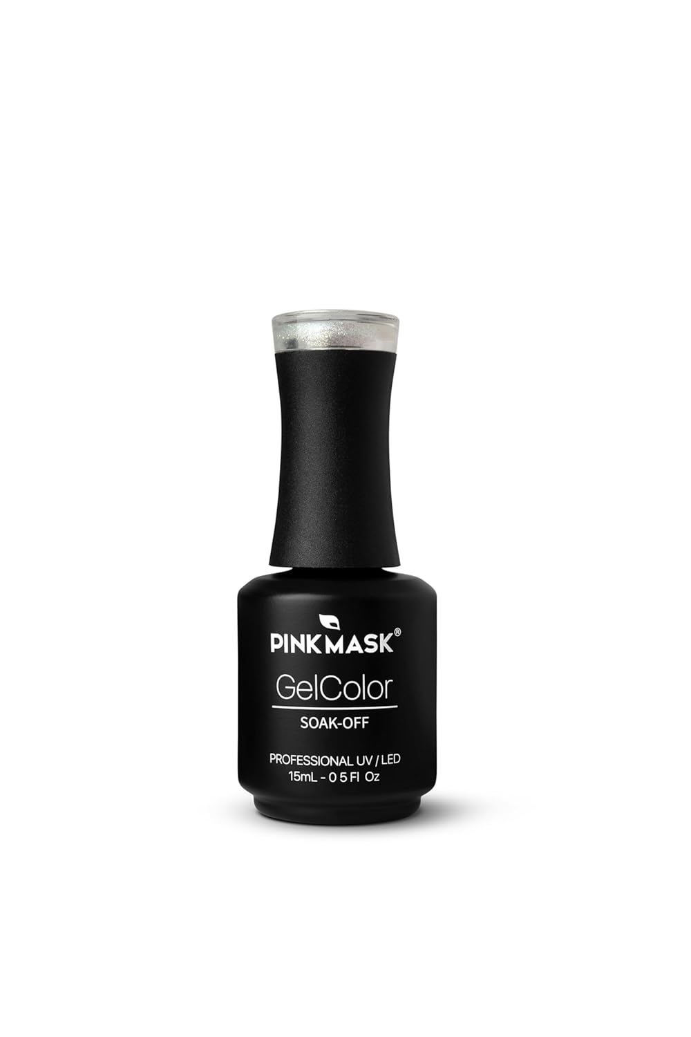 PINK MASK Gel Color Nail Polish Frosty - Col. Festive 15ml / o.5 oz - UV/LED Gel Polish, Non Wipe, Long Lasting, Soak Off Formula