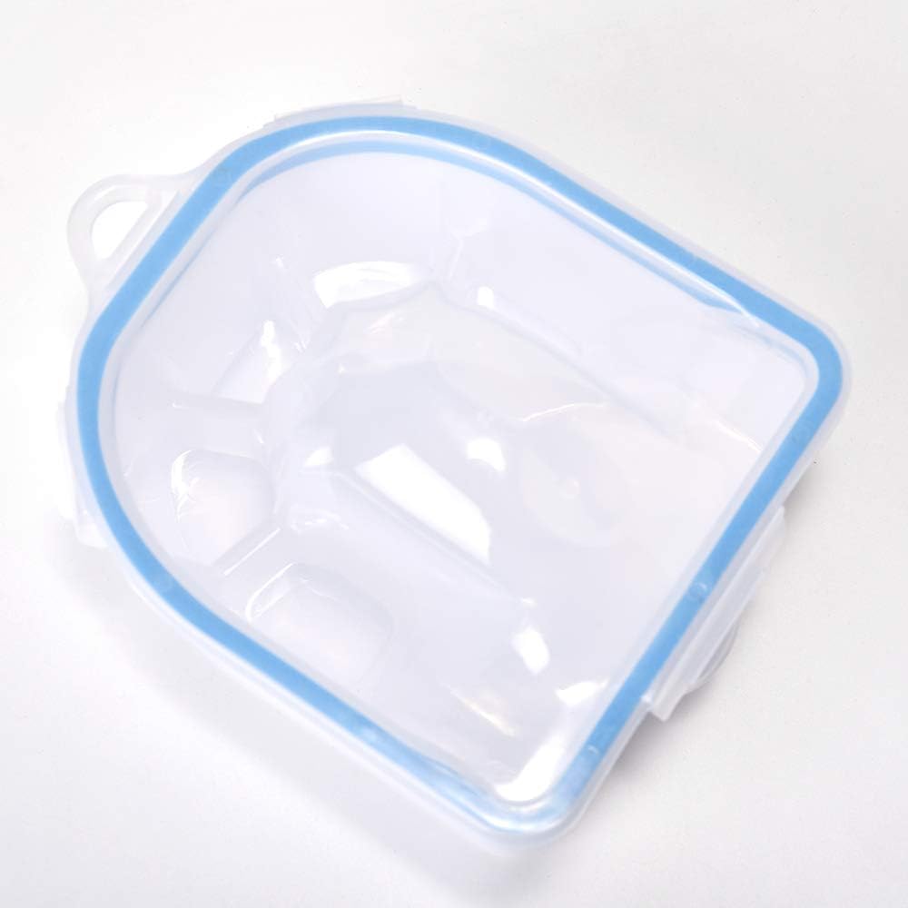 2 PCS Nail Soaking Bowl Nail Soak Off Bowl Acrylic Nail Remover Tool Acetone Nail Polish Remover Bowl Nail Soaker Tray Manicure Tool