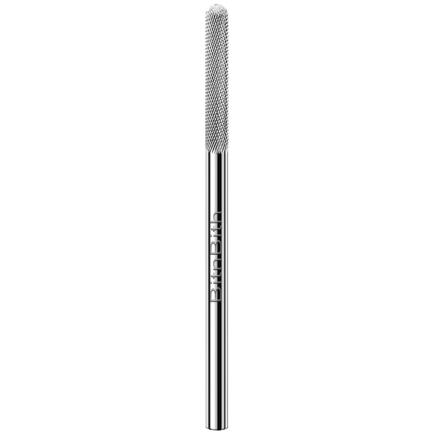 Nail Drill Bit Nature Nail Buffer Drill Bit 3/32",Professional Safety Carbide Nail Prepare Bit for Cuticle Dead Skin Cleaning Nail Bed File 2-Way Rotate for Manicure Home Salon,3XF-Round