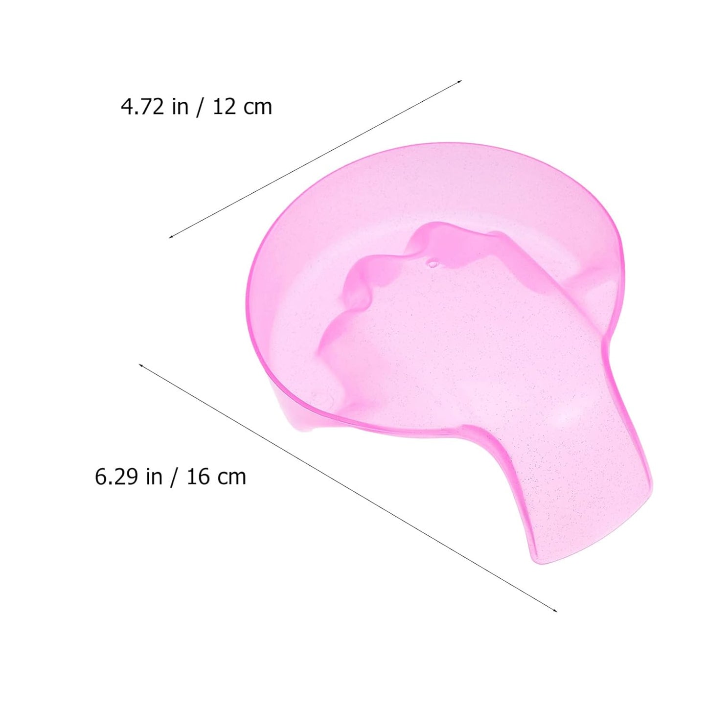 HEALLILY 4Pcs Manicure Bowls Nail Art Hand Soak Bowls Nail Soaking Tray Bowl Manicure Spa Tool for Nail Art Polishing Remover Treatment (Random Color)