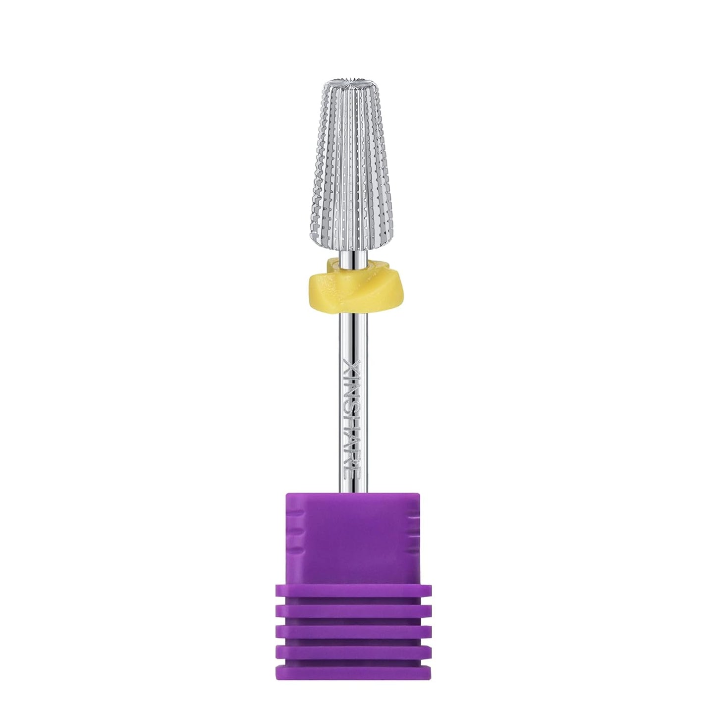 Nail Drill Bit 5 in 1 Multifunctional Drill Bit Carbide 2 Way Rotate Use for Both Left and Right Handed, Fast Remove Acrylic or Hard Gel, Manicure Nail Drill Machine,Extra Fine
