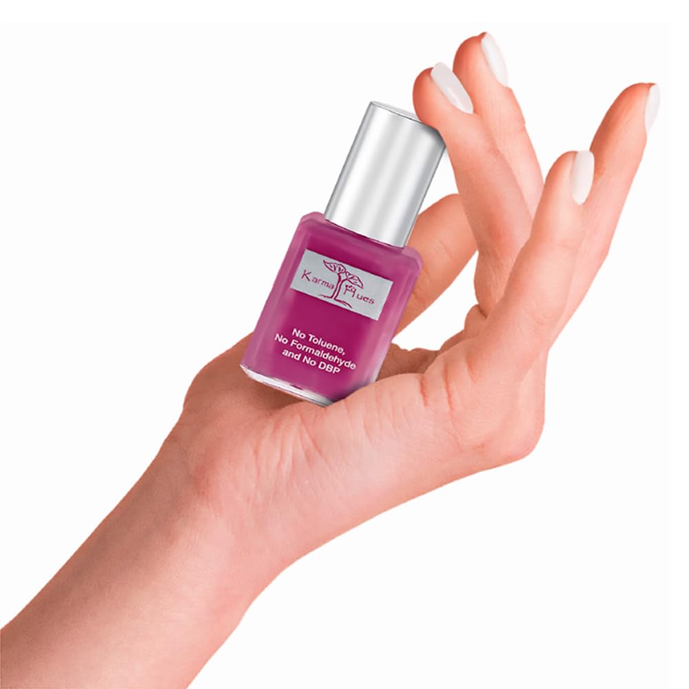 karma organic Natural Nail Polish, Vegan, and Cruelty-Free, No Toluene, No Formaldehyde, No DBP, and Free of TPHP, Sweet Melissa
