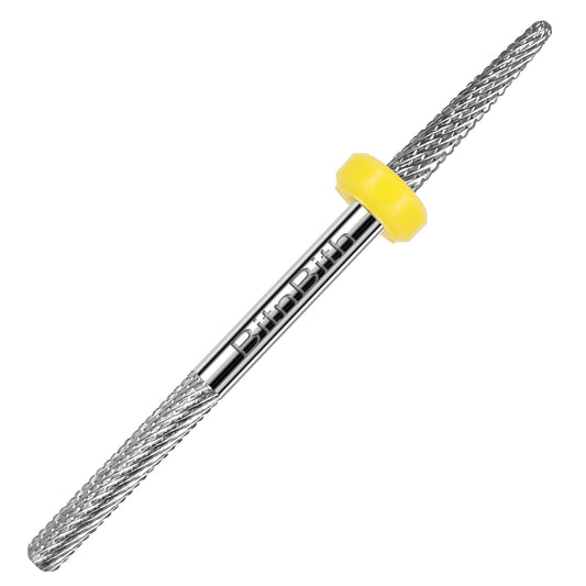 Nail Drill Bit Double Heads Cuticle Drill Bit 3/32" Professional Tungsten Carbide Nail Bit,Safety for Nail Prepare,Dead Skin Cleaner,Manicure Pedicure Nail Supplies Home Salon,Extra Fine