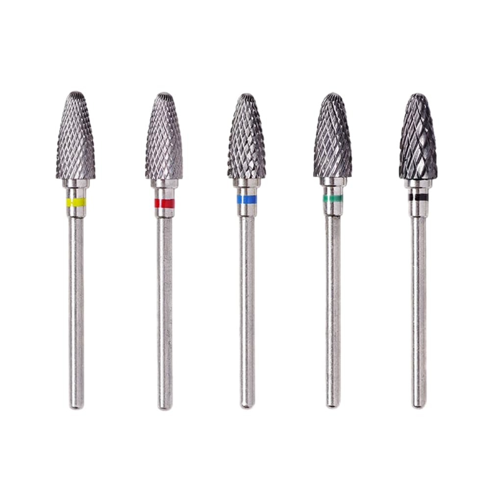 Nail Cutter Drill Bit for Manicure Tungsten Steel Professional Manicure Drill Universal Drill Bits for Nails