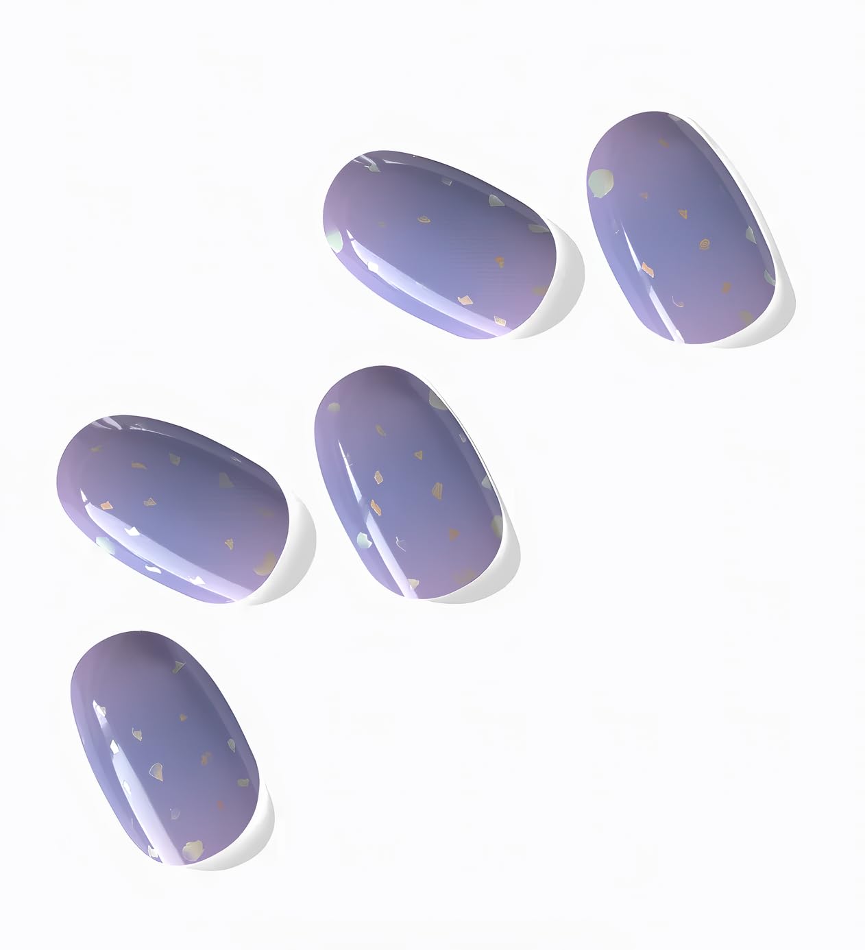 NOVA, Female Founded, Semi Cured Gel Nail Strips (Nova) - The 10 Minute Manicure. Salon-Quality, Works with Any Nail Lamp, Easy to Apply & Remove - Incl. Nail File & Wooden Stick (Nova)