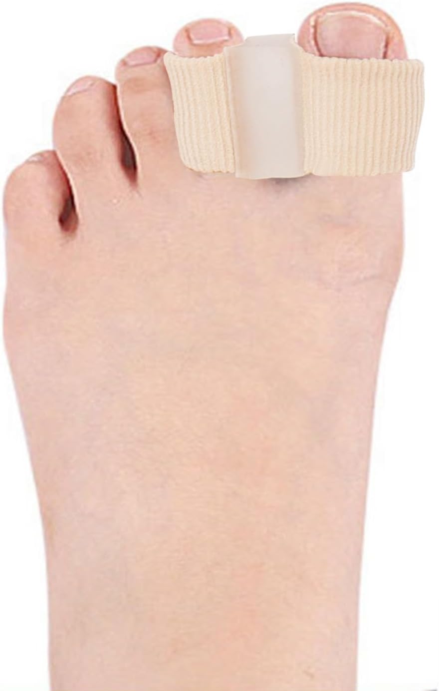 Toe Separators for Overlapping Toes, Hammer Toe Straightener, Toe Spacers Women Men, Gel Toe Separators to Correct Your Toes,Toe Separator for Bunion Pain Relief for Hallux Valgus, Foot Pain (S)