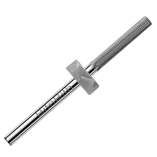 Nail Drill Bit Professional Safety Carbide Nature Nail Buffer Drill Bit 3/32” Cuticle Dead Skin Remover,Nail Prepare Bit Nail Bed File Manicure Two Way Rotate for Home Salon,3XF-Flat