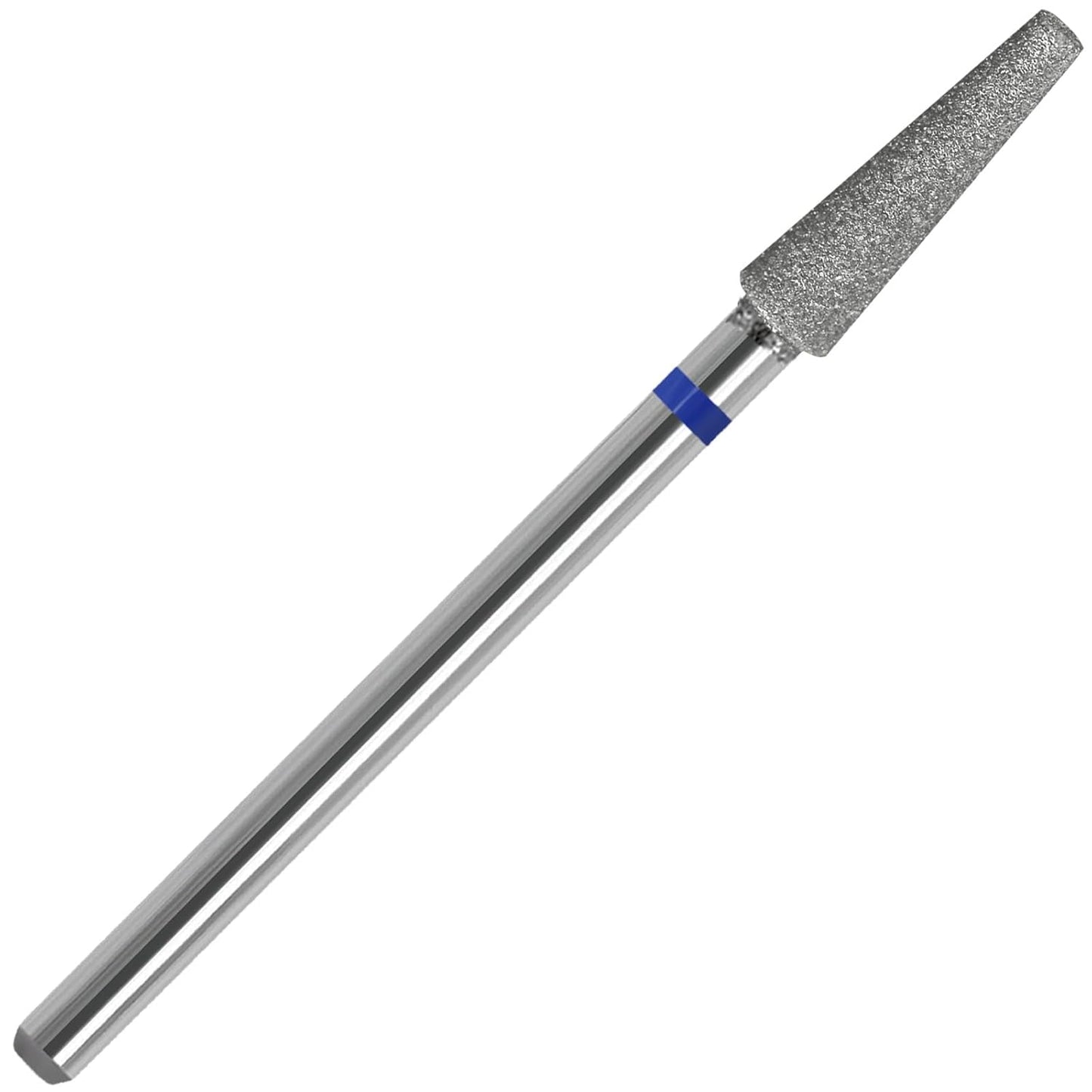Diamond Safety Nail Drill Bits Round Top Tapered Electric Nail Drill File Cuticle Cleaner Tool for Acrylic Nails Rotary Nail Drill Machine Manicure Pedicure Polishing (Medium)