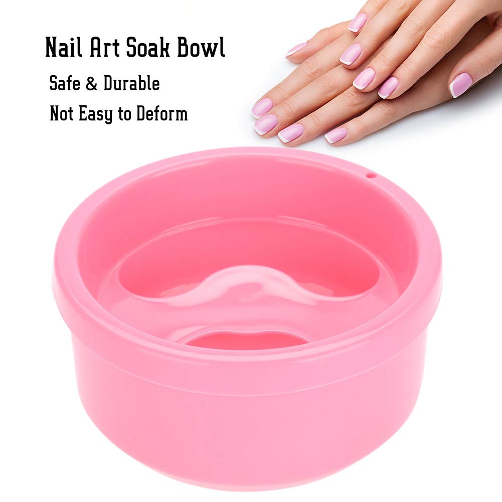 HURRISE Nail Art Soak Bowl, Nail Soaking Bowl, Polish Treatment Hand Soak Bowl Nail Polish Tray Nail Care Tool, Nail Nutrition For Nail Polish Treatments