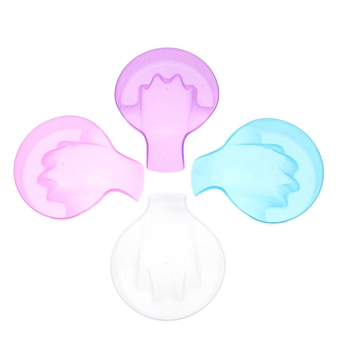 4pcs Nail Soaking Bowls for Manicure Random Colors Nail Art Tool for Salon Use and Cuticle Care