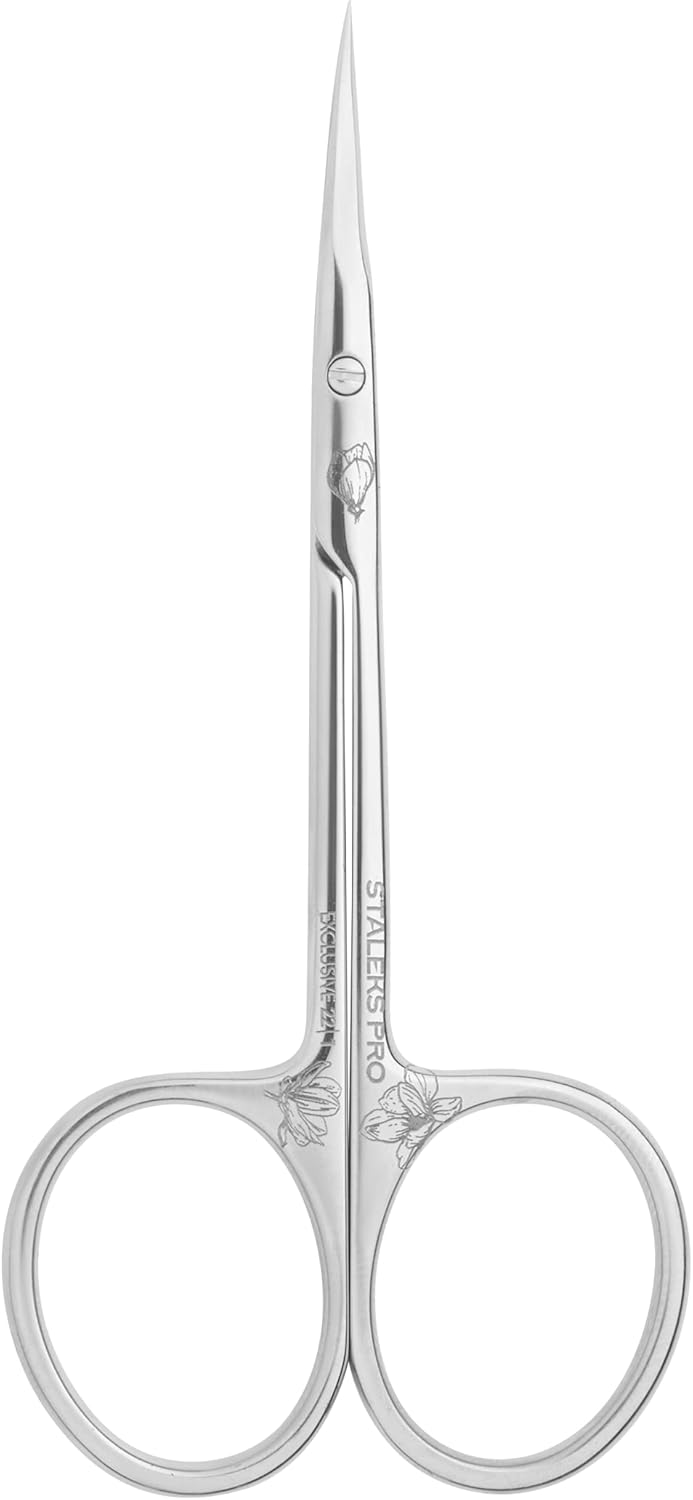 Staleks Exclusive 22 Type 1 Cuticle Scissors (Magnolia) – Straight Handles and Classic Curved Blades