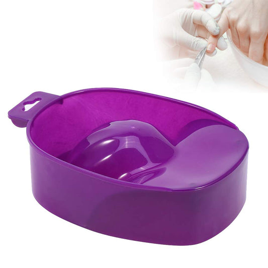 Nail Art Tips Hand Wash Soak Bowl, Tray Polish Treatment Remover Manicure Spa Tool for Nail Manicure DIY ()
