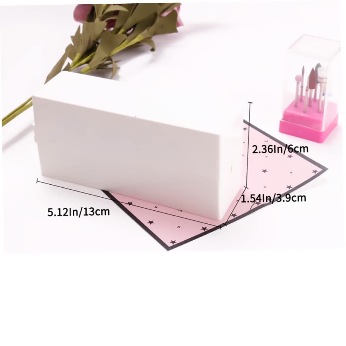 Nail Drill Bits Display Holders Stand 30 Holes Nail Drill Storage Case Container 30 Holes Manicure Tools Nail Drill Accessories