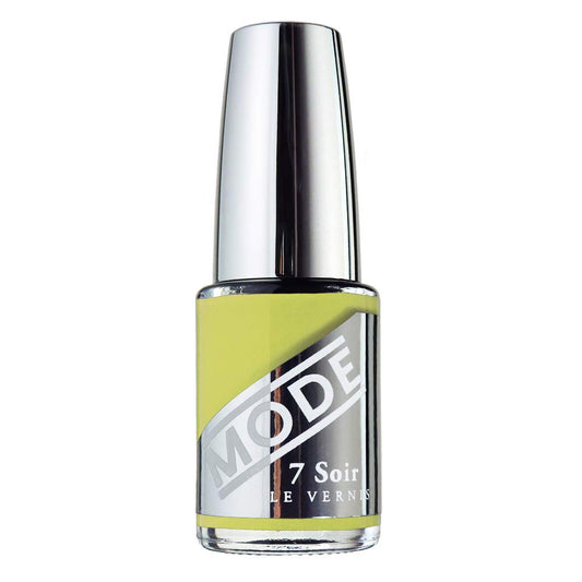 MODE Chartreuse Yellow Green Nail Polish, Long Lasting Nail Lacquer Color, Chip Resistant Strengthening Protection, Made in NY, 7 Soir Le Vernis - Disturbingly Gorgeous