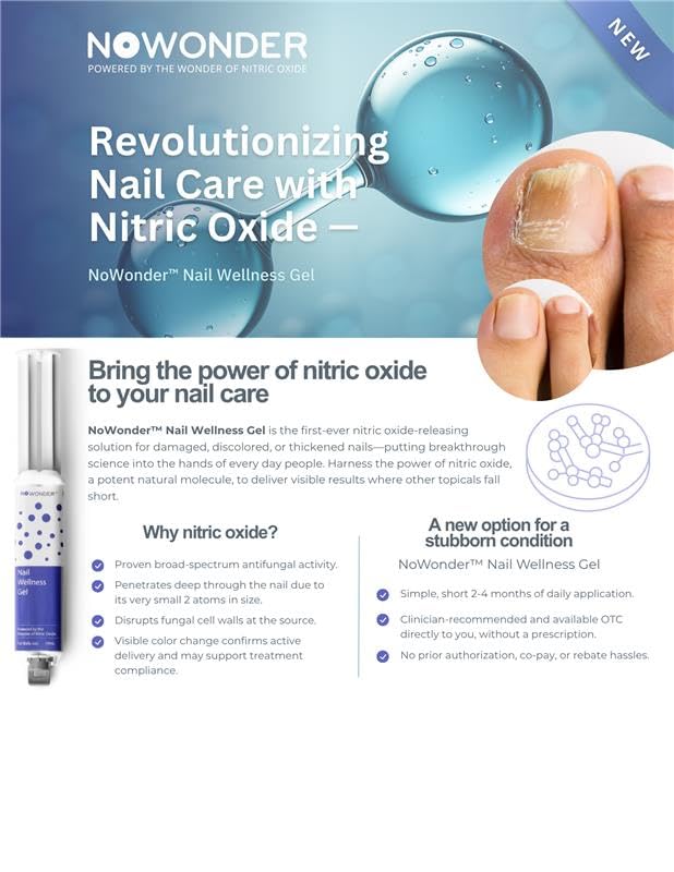 NoWonder Nail Wellness Gel | Nitric Oxide Creating Nail Renewal Solution | Supports Clearer, Healthier Nails | Non-Prescription, Safe & Easy-to-use, Nail Care, with Visible Results
