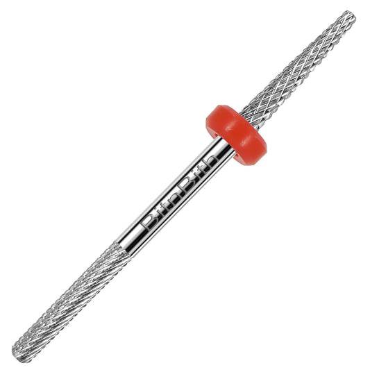 Nail Drill Bit Double Heads Cuticle Nail Drill Bit 3/32" Professional Tungsten Carbide Nail Bit,Safety for Nail Prepare,Dead Skin Cleaner,Manicure Pedicure Nail Supplies Home Salon,Fine