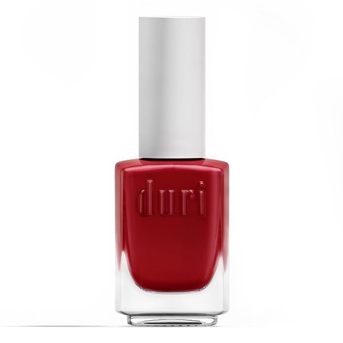 duri Nail Polish, 729 Aquarius, Warm winter red, Full Coverage, Glossy Finish, Quick Drying, Lasting, 0.45 Fl Oz