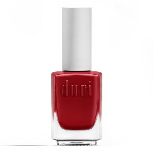 duri Nail Polish, 729 Aquarius, Warm winter red, Full Coverage, Glossy Finish, Quick Drying, Lasting, 0.45 Fl Oz