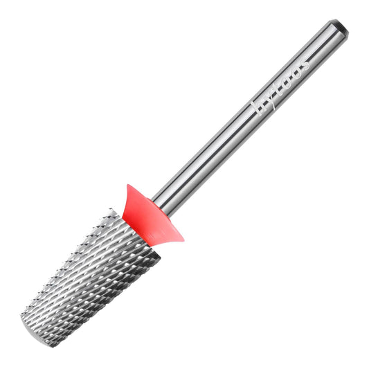 Fine Safety Tapered Nail Drill Bits, Uncoated Smooth Top Barrel Nail Bit, 3/32 Two-way Carbide Drill Bits for Nails, Electric Drills Files Accessories Removal Manicure Soft Gel