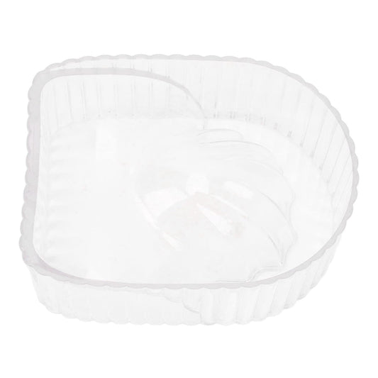 Nail Art Wash Soaker Tray, Transparent Hand Soaking Bowl Portable Acrylic Manicure Soaking Soak Bowl, Art Polish Remove Wash Soaker for Beauty Salon (Transparent)