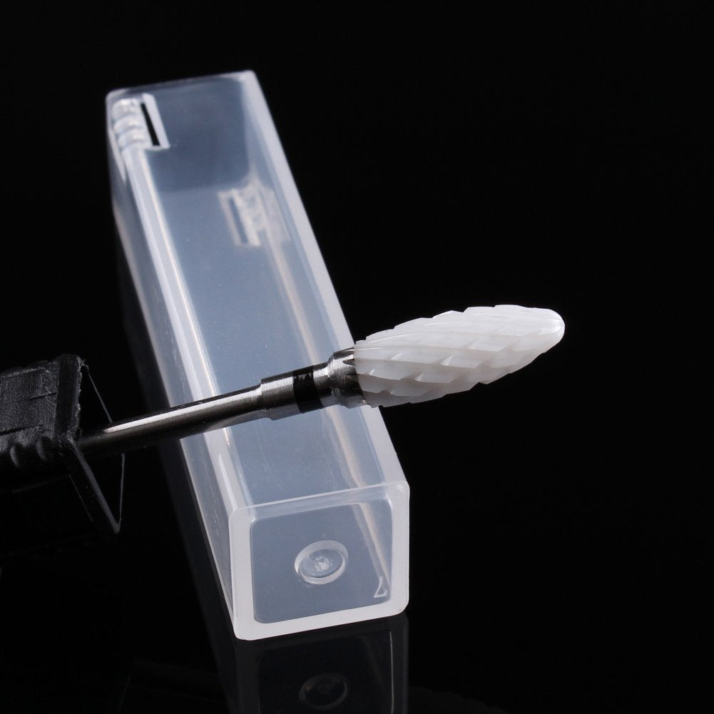Ceramic Nail File Drill Bit Professional 3/32" Rotary Burr for Nail Art Salon Extra Corse-XC Grit