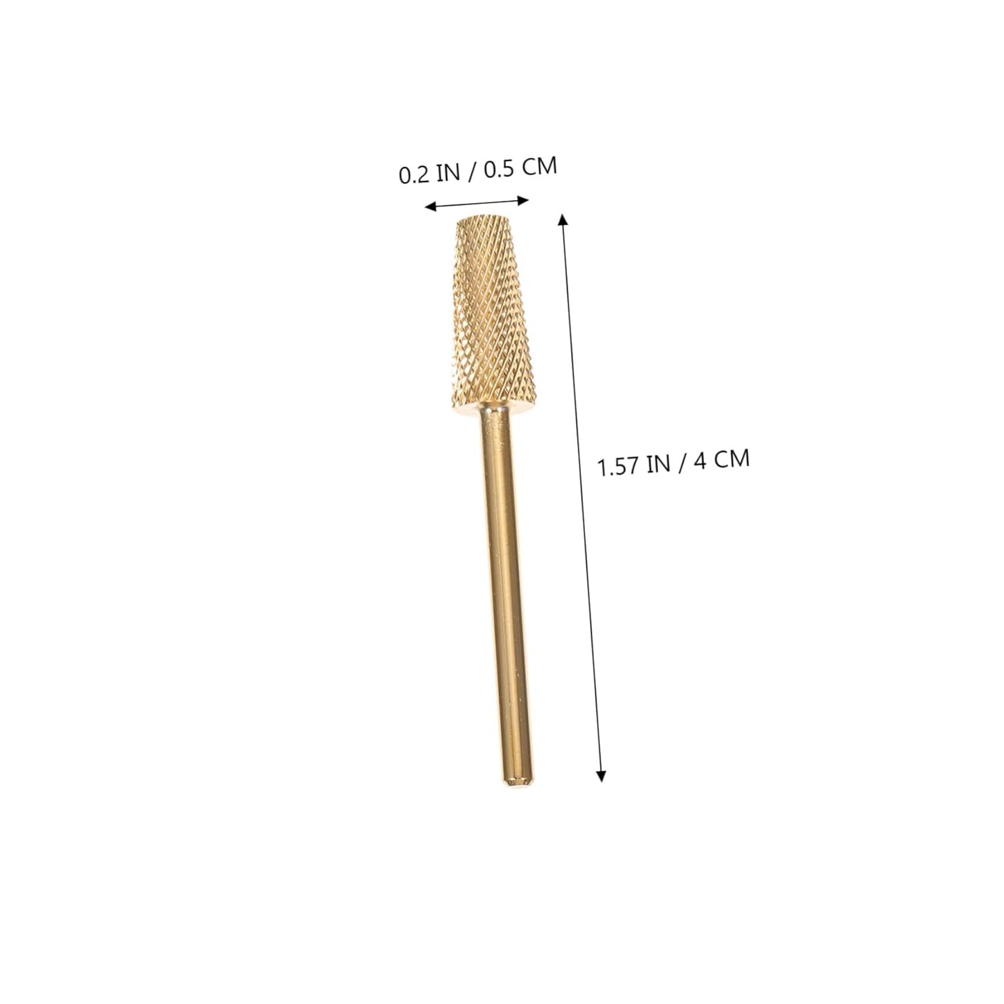 minkissy Nail Art Grinding Bit for Precision Manicure Multi-purpose Tungsten Polishing Head for Nails and More for Salon and Diy Use