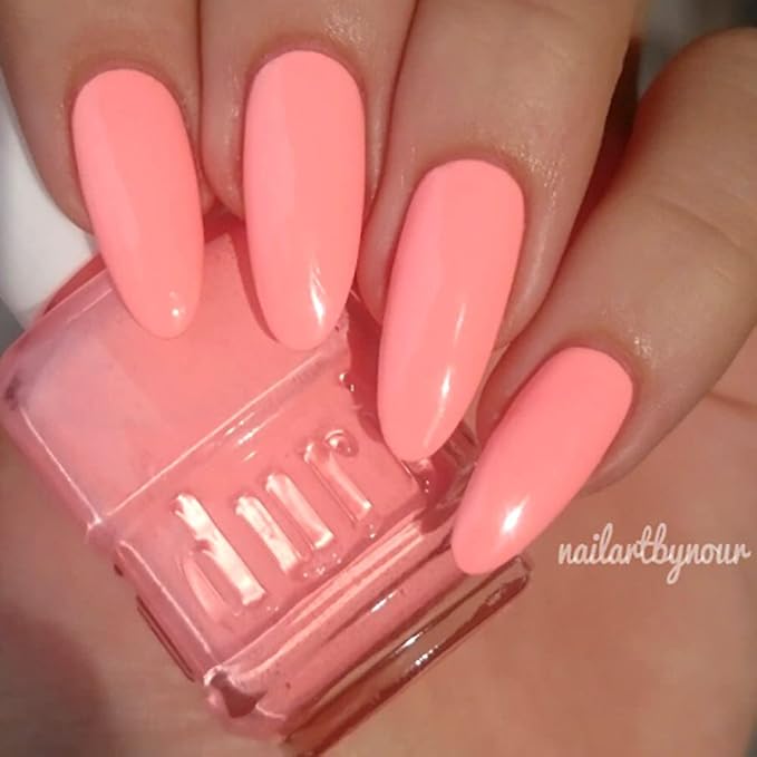 duri Nail Polish, 599 Call Me Maybe, Pastel Coral Shade, Long Lasting