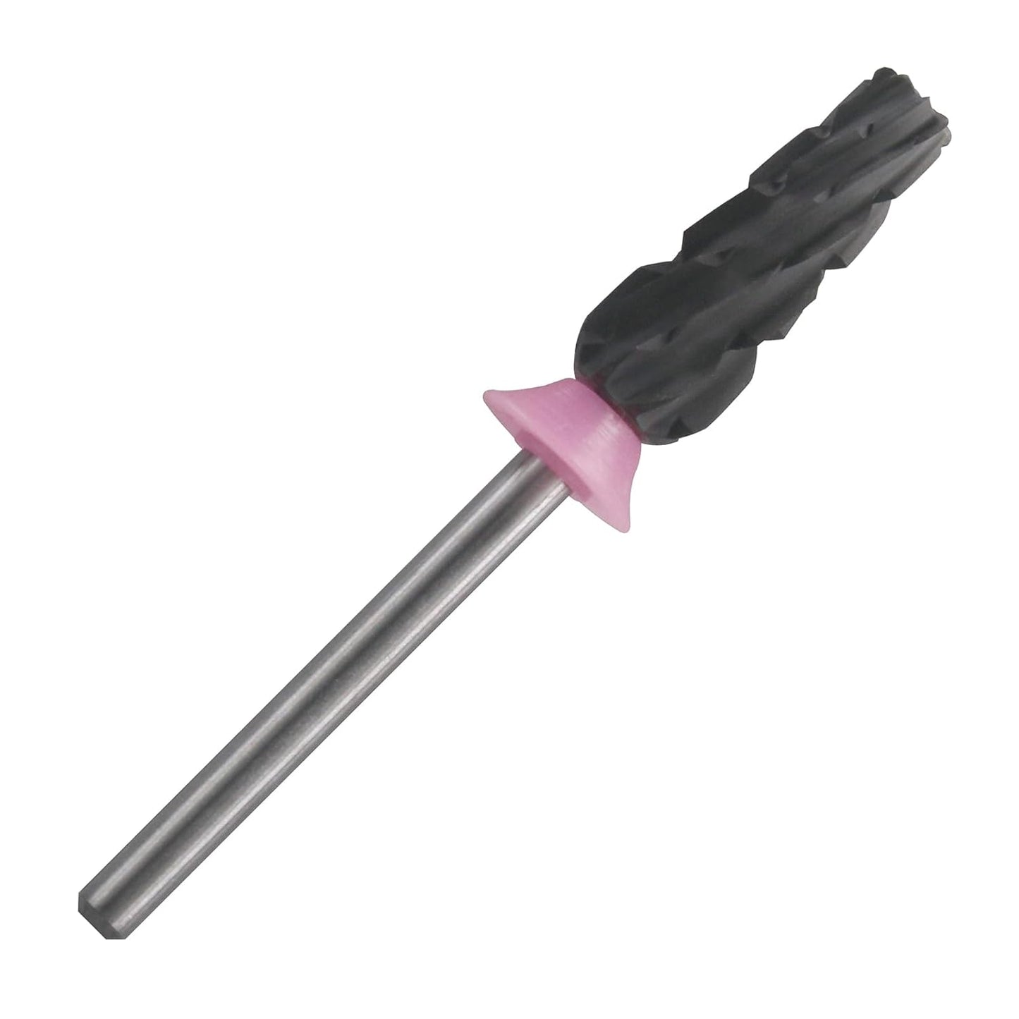 C & I Nail Drill Bit 6 in 1 Multi-function Rounded End E-file, Diamond Coat, CNC Overall Cut Nail Tools for Nail Techs Quick Remove Acrylic Nail Gels & Nail Art (Special Coat, Triple Coarse -3XC)