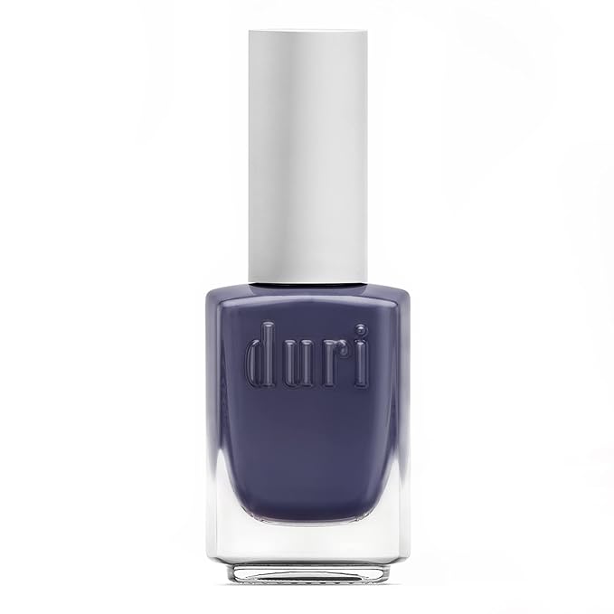 duri Nail Polish, 709 Lure Me Blue, Purple Blue, Full Coverage, Glossy Finish, Gorgeous Look, Easy to Apply, 0.45 Fl Oz