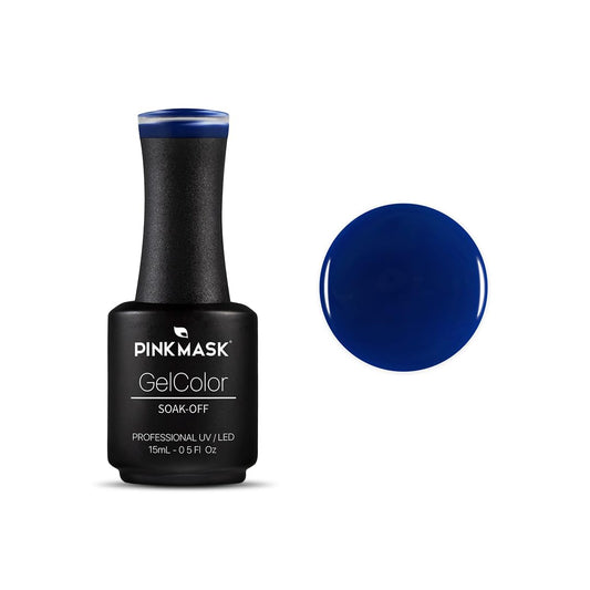 PINK MASK Gel Color Nail Polish Nicole - Col. She Is So Jelly 15ml / o.5 oz - UV/LED Gel Polish, Non Wipe, Long Lasting, Soak Off Formula