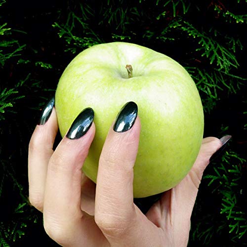 MODE Pearly Dark Green Black Emerald Nail Polish Long Lasting Fade Free Nail Lacquer Color, Chip Resistant Strengthening Protection, Pro Wide Brush, Vegan, NY Made, 7 Soir Le Vernis, Velvet Cabaret