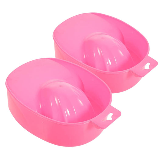 2pcs Nail Soak Bowls Manicure Soaking Bowl Nail Cuticle Remover Hand Care Art