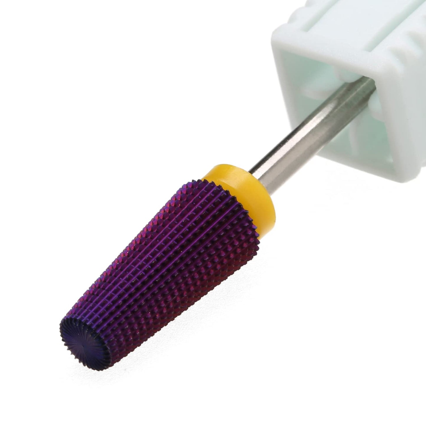 5 in 1 Nail Drill Bits,Tungsten Carbide Nail Bit bits for Acrylic Hard Gel Nail Fast Remove, Two Way Rotary for Left and Right Handed, Manicure Accessories (XF, Purple)