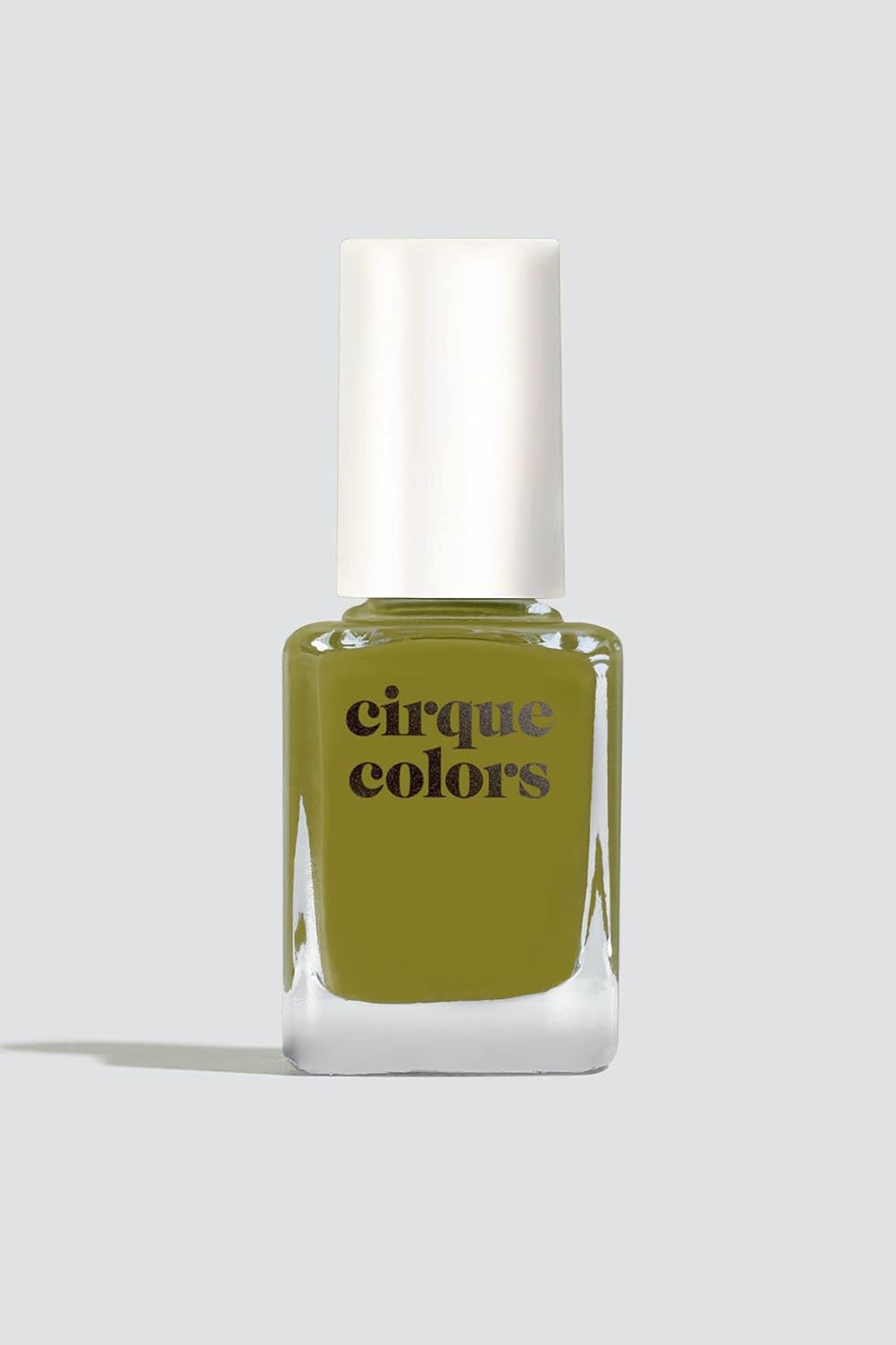 Cirque Colors Olive Jelly - Olive Green Jelly Nail Polish - 0.37 Fl Oz (11 mL) - Vegan & Cruelty-Free