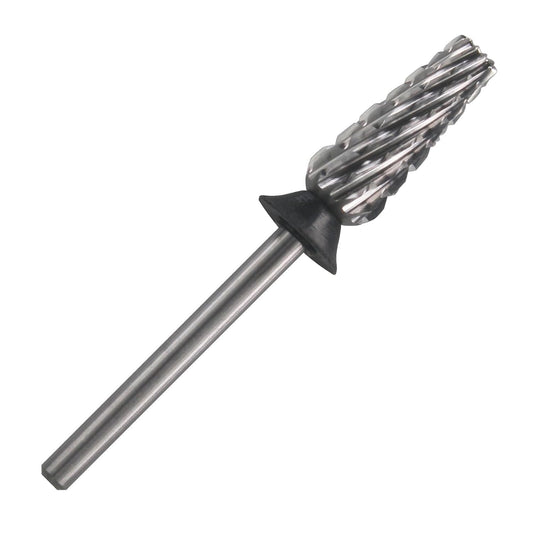C & I Nail Drill Bit 6 in 1 Multi-Function Rounded End E File, Tungsten Steel CNC Overall Cutting, Manicure Tool for Nail Tech Quick Remove Nail Gels, Acrylic Nails (Original, Extra Coarse -XC)