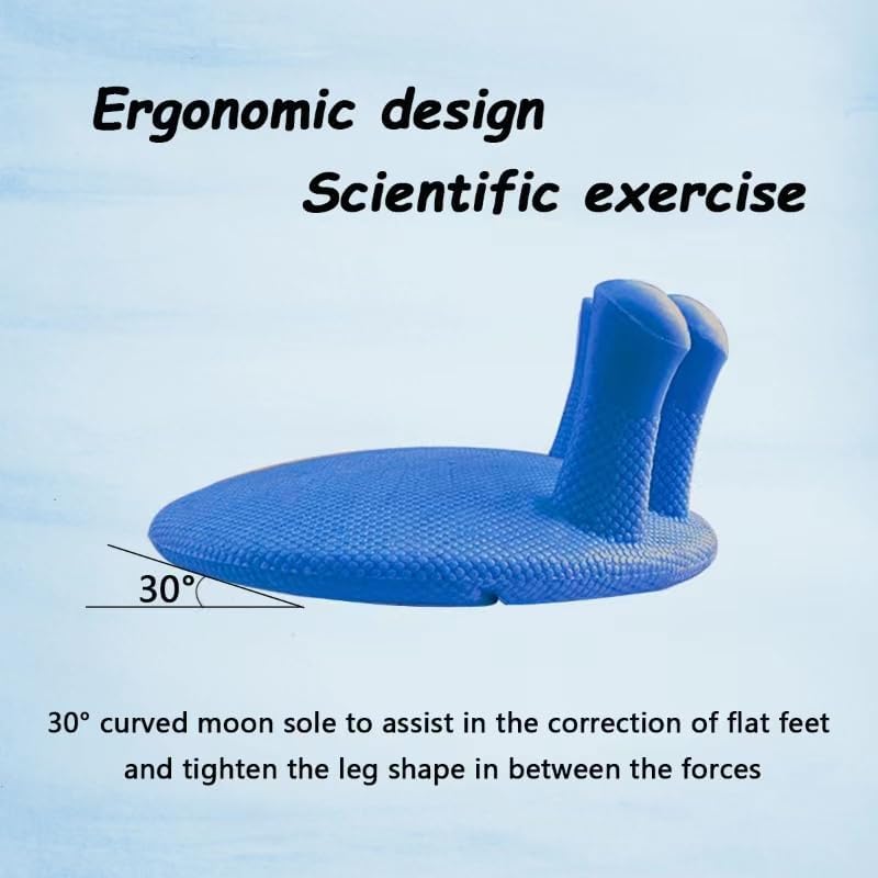 Toe Separators for Overlapping Toes Women,Blue Calf Trainer Toe Separators for Women,Multifunctional Bunion Corrector Thin Leg Exerciser,Suitable for Having Plantar Fasciitis,Bunions,Other Foot Pain